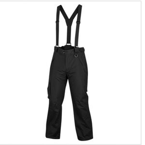 Sport Essentials Men's Black Suspender Snow Bib Pants